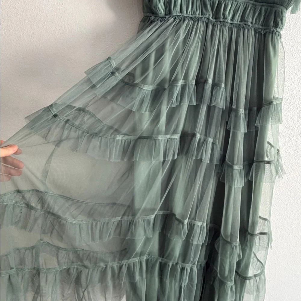 Polagram (Baltic Born) Spring Green Layered Maxi Dress - Picture 5 of 10